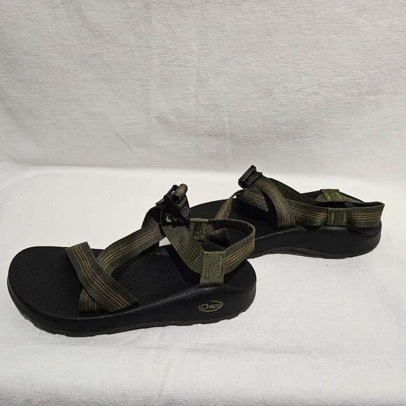 Chaco Z Cloud Green Strappy Sandals Open Toe Water Hiking Shoes